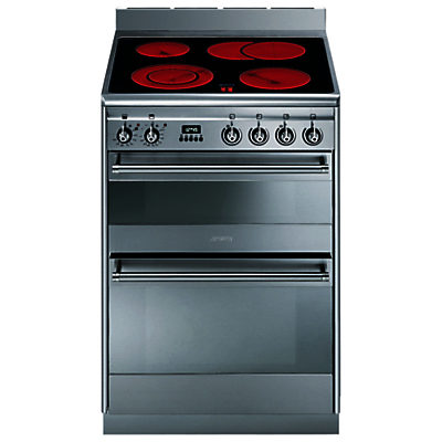 Smeg SUK62CMX8 Electric Cooker, Stainless Steel